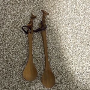Wooden Giraffe spoon